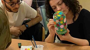 Jar Lamp Painting