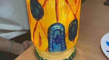 Jar Lamp Painting